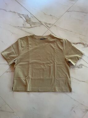 J crew cropped tee shirt